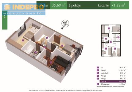 rzut i wizualizacja piętro