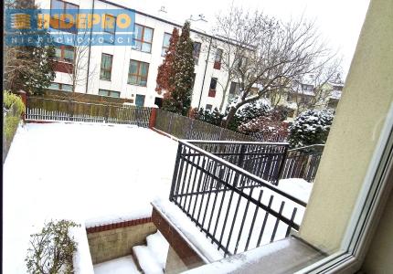 ogródek widok z salonu południowa ekspozycja