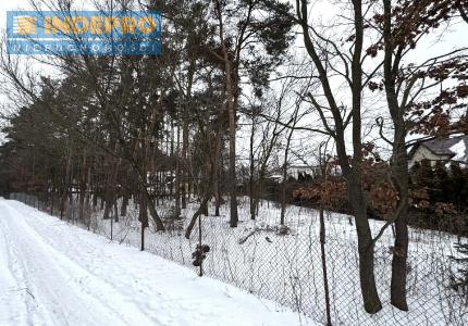 działka widok od drogi wewnętrznej