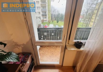 Wejście na balkon z salonu