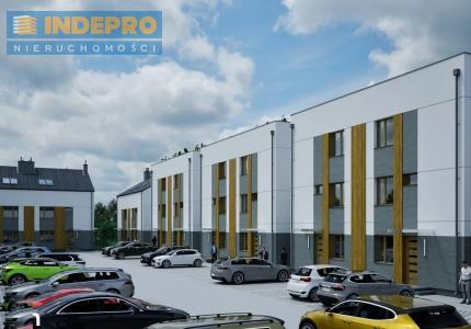 Wizualizacja inwestycji - miejsca parkingowe przed budynkiem