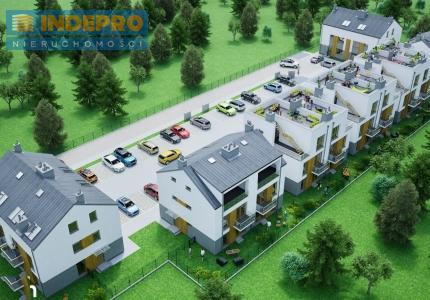 Wizualizacja inwestycji - widok z lotu ptaka